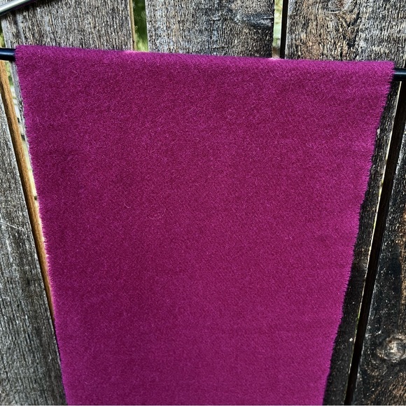 Magenta Soft Fuzzy Fringed Scarf - Picture 8 of 10